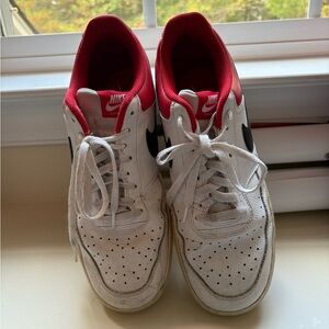 Nike Air Force 1s White and Red